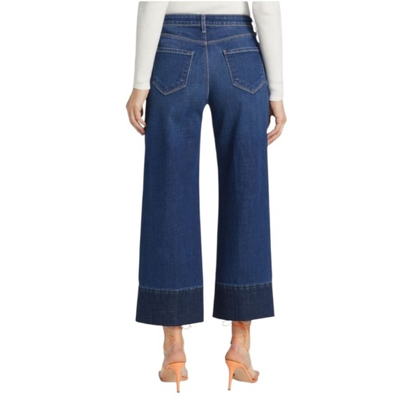 L’AGENCE Whitney High-Waisted Wide-Leg Cropped Jeans - Picture 4 of 7